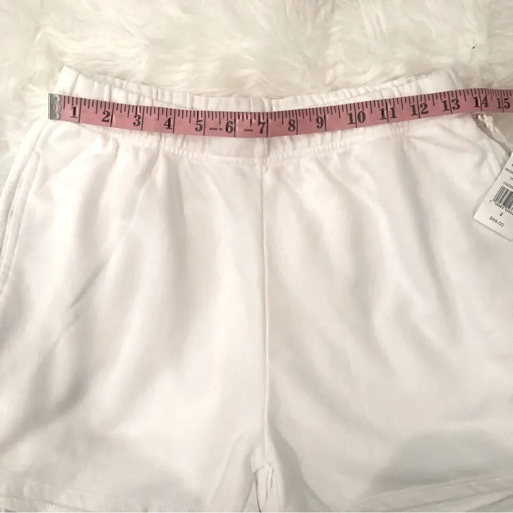 NWT Good American Oversized Terry Shorts Size 2 (M)